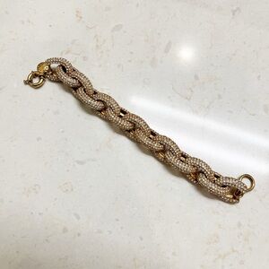 J. Crew Gold and Silver Chain Bracelet